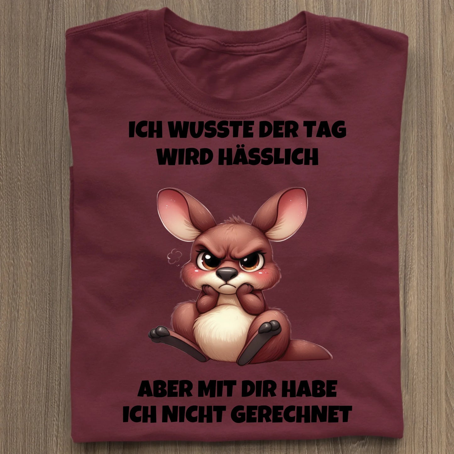 Der Tag wird hässlich - Organic Women's Shirt (personalisierbar) Serena T-Shirt ST ST Burgundy
