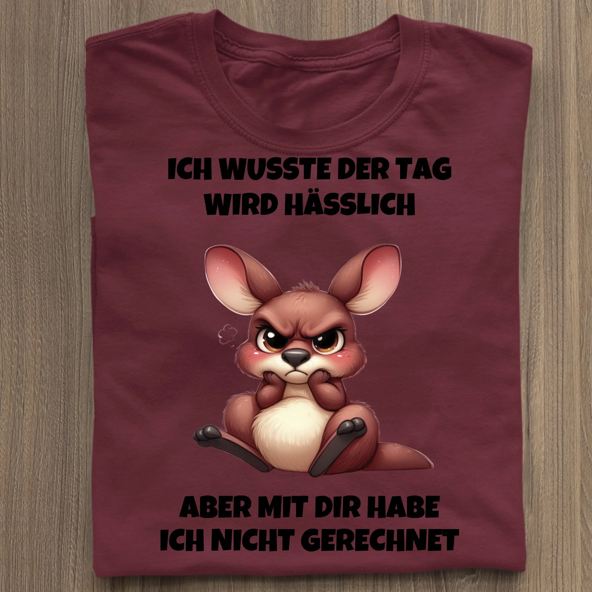 Der Tag wird hässlich - Organic Women's Shirt (personalisierbar) Serena T-Shirt ST ST Burgundy