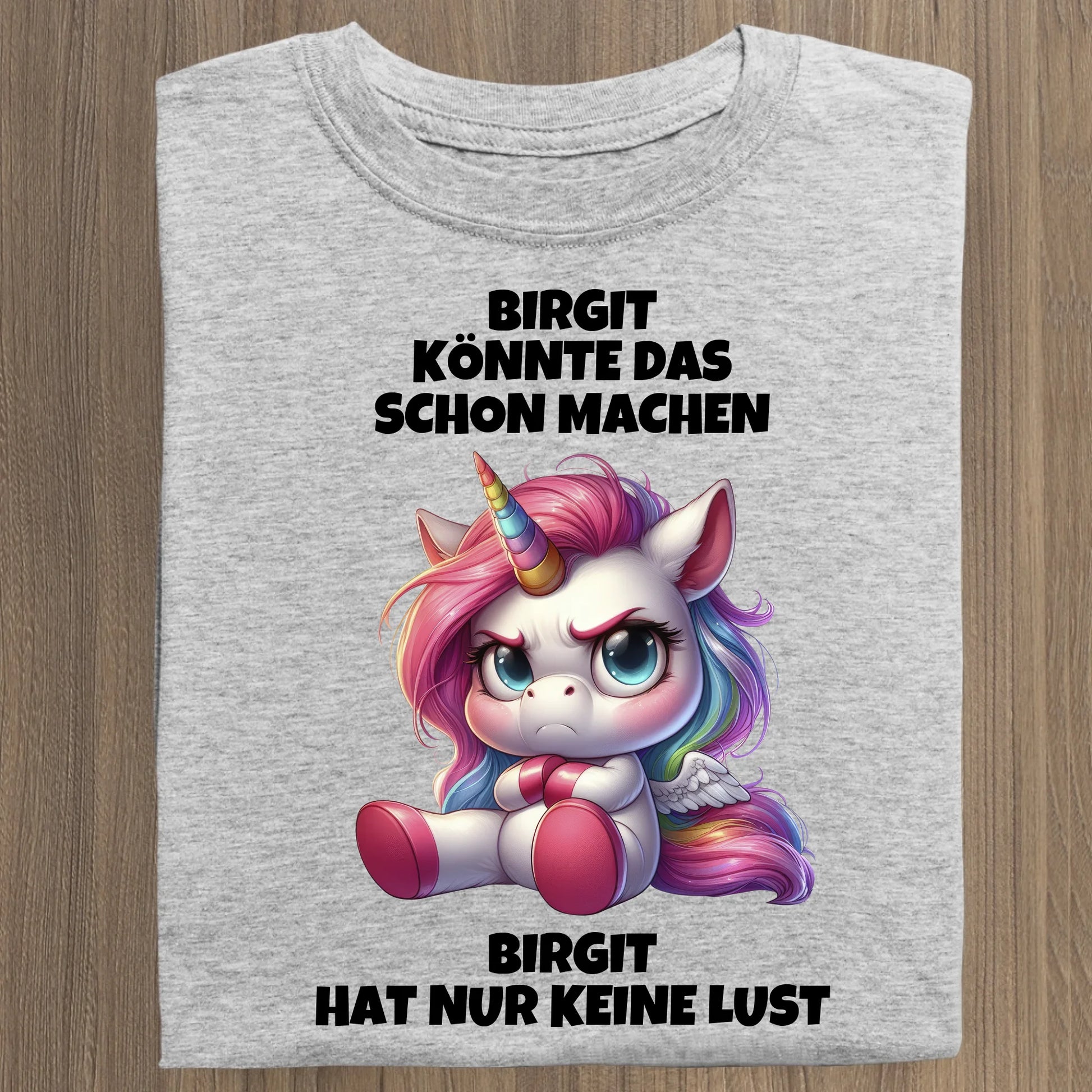 Nur keine Lust - Organic Women's Shirt (personalisierbar) Serena T-Shirt ST ST Heather-Grey