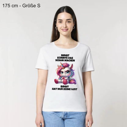 Nur keine Lust - Organic Women's Shirt (personalisierbar)