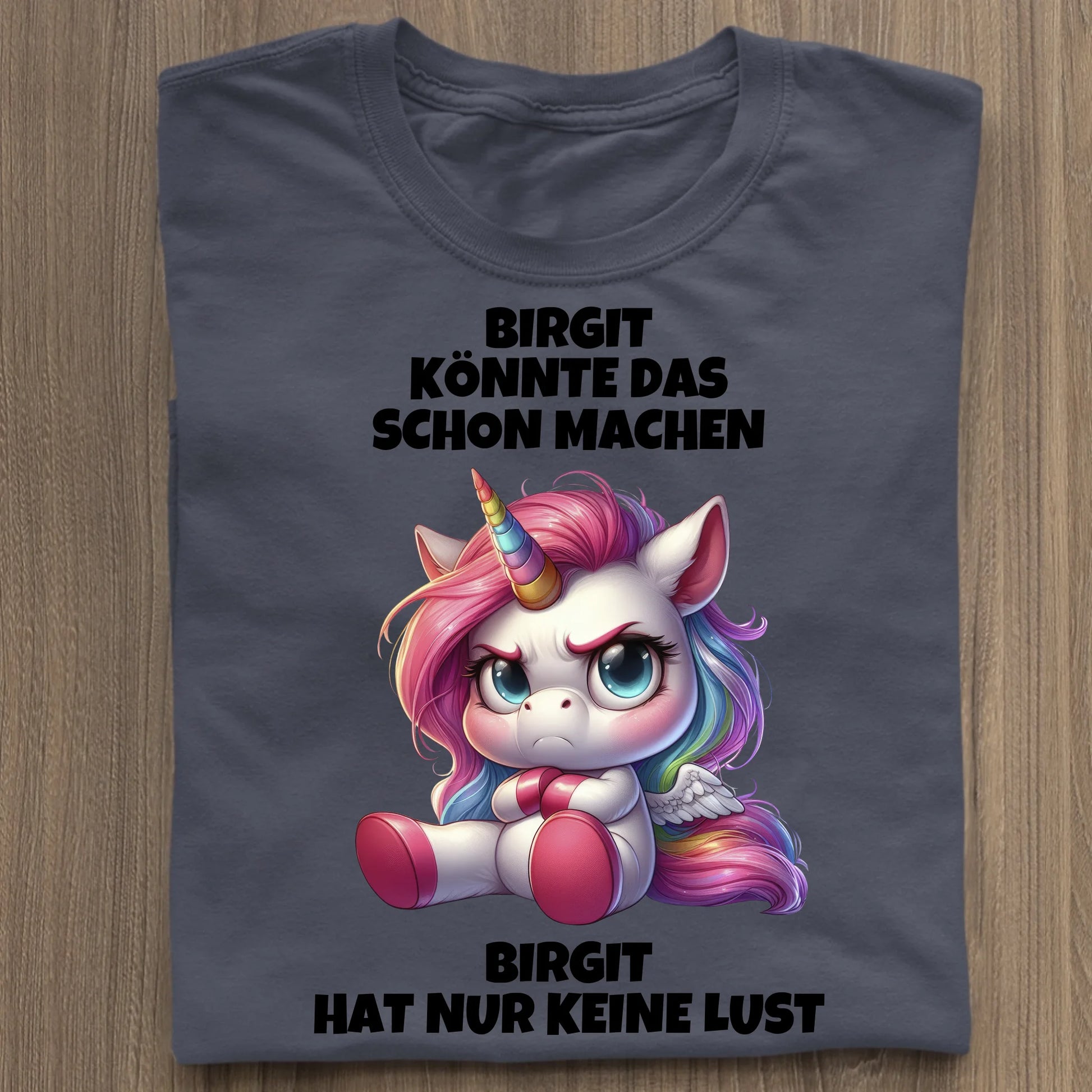 Nur keine Lust - Organic Women's Shirt (personalisierbar) Serena T-Shirt ST ST French-Navy