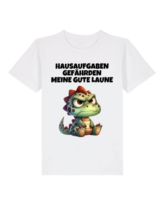 Hausaufgaben - Organic Kid's Shirt (personalisierbar) Mini Creator T-Shirt ST ST White