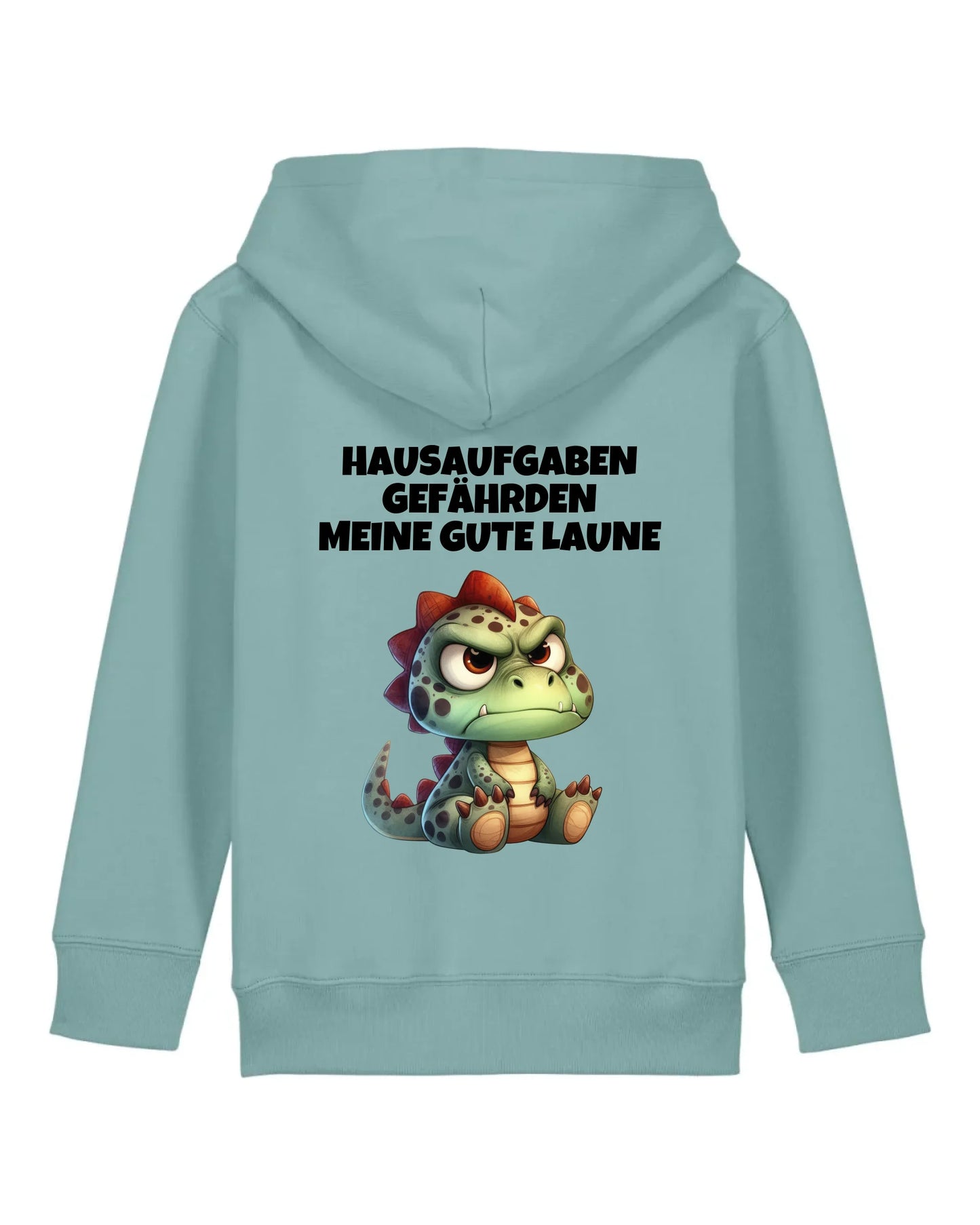 Hausaufgaben - Organic Kid's Hoodie (personalisierbar) Mini Cruiser Hoodie ST ST Teal-Monstera