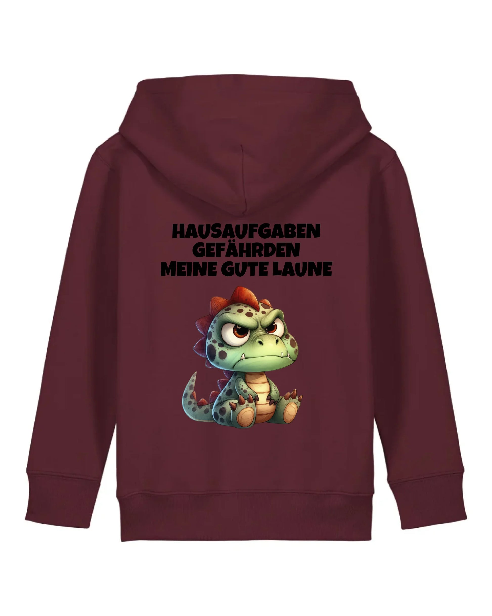 Hausaufgaben - Organic Kid's Hoodie (personalisierbar) Mini Cruiser Hoodie ST ST Burgundy