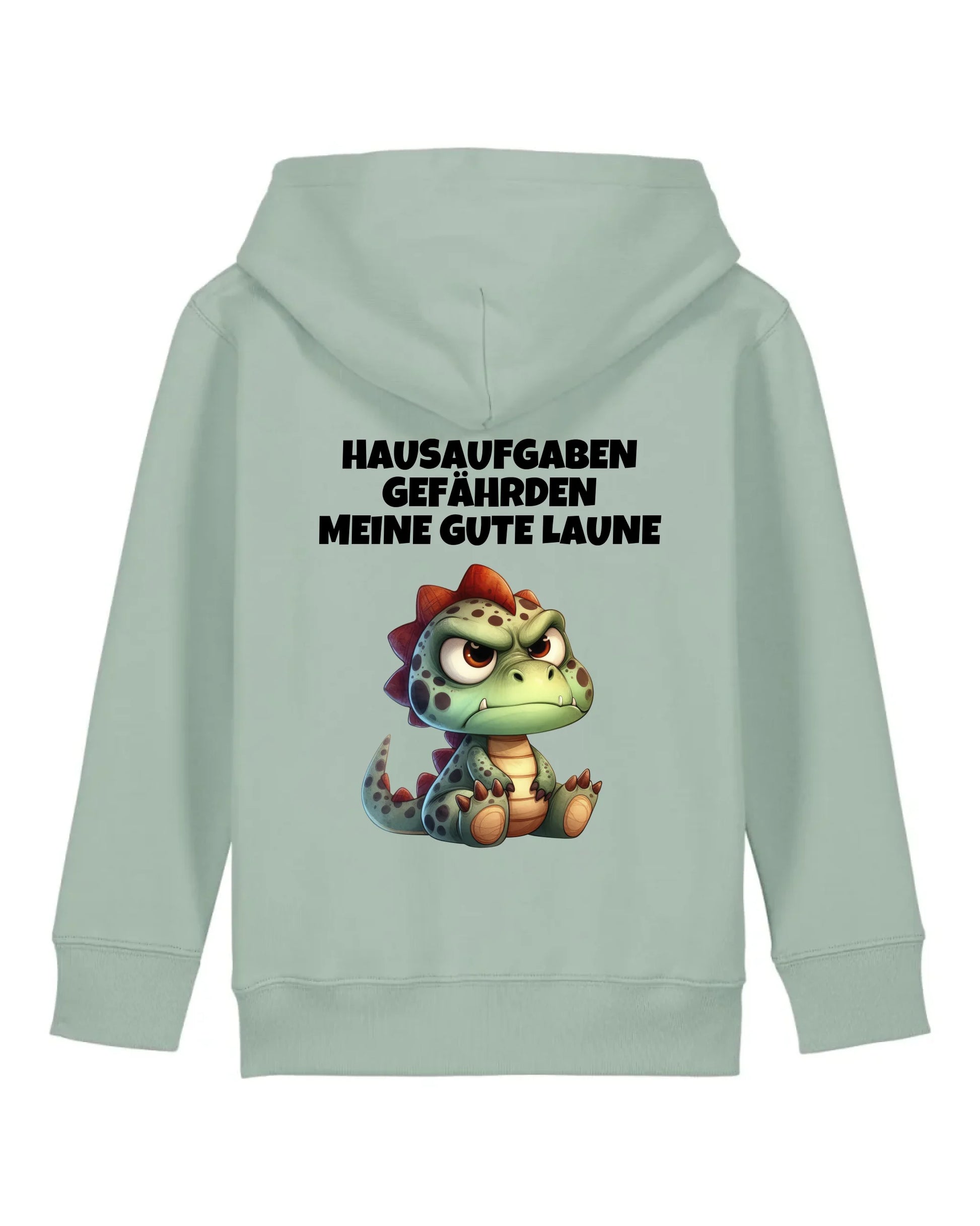 Hausaufgaben - Organic Kid's Hoodie (personalisierbar) Mini Cruiser Hoodie ST ST Aloe