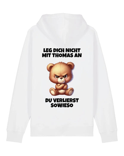 Leg dich nicht mit mir an - Organic Unisex Hoodie (personalisierbar) Drummer 2.0 Hoodie ST ST