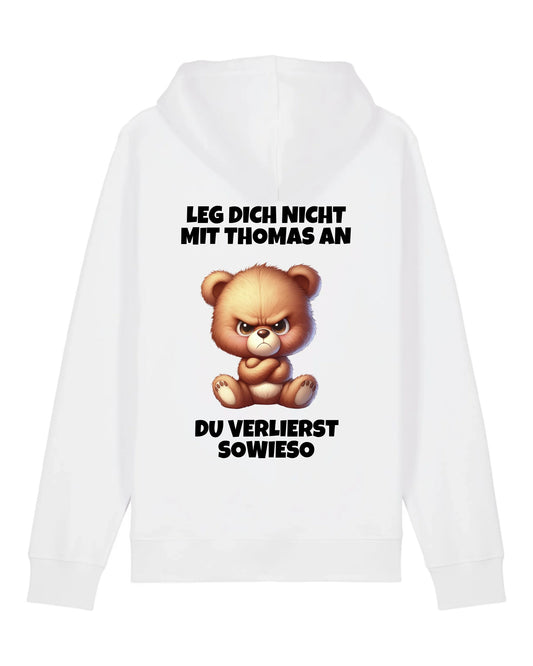 Leg dich nicht mit mir an - Organic Unisex Hoodie (personalisierbar) Drummer 2.0 Hoodie ST ST