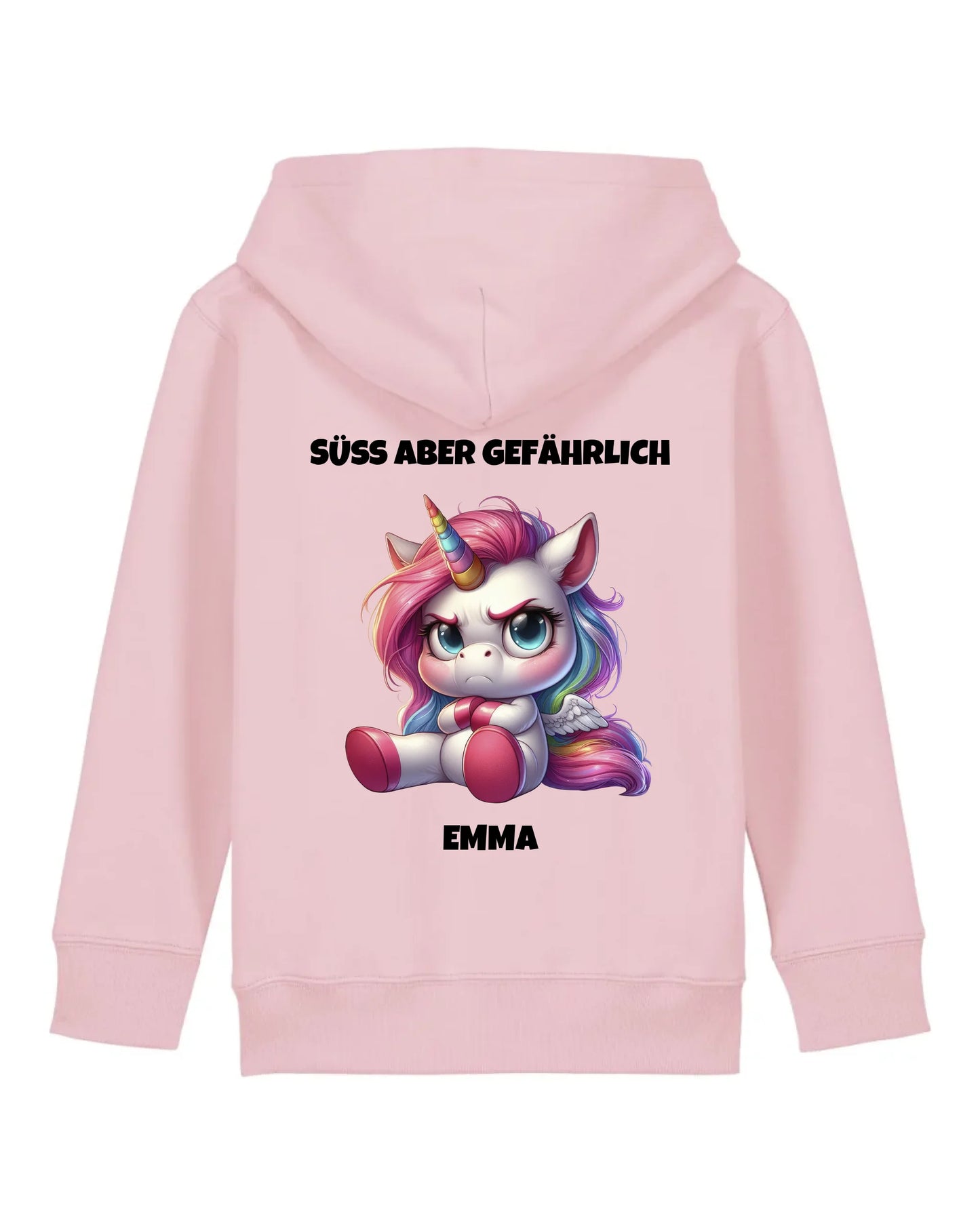 Süß aber gefährlich - Organic Kid's Hoodie (personalisierbar) Mini Cruiser Hoodie ST ST Cotton-Pink