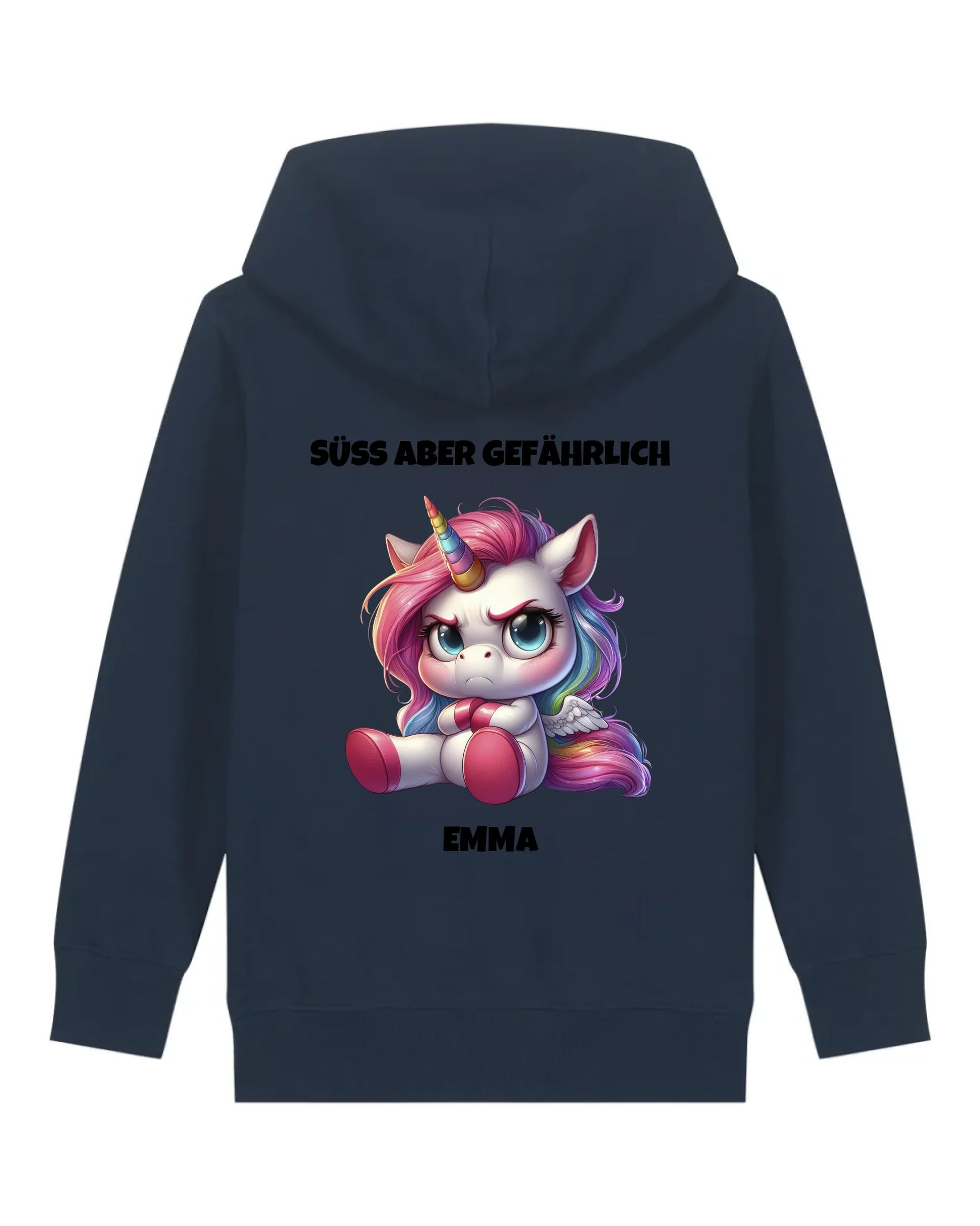Süß aber gefährlich - Organic Kid's Hoodie (personalisierbar) Mini Cruiser Hoodie ST ST French-Navy