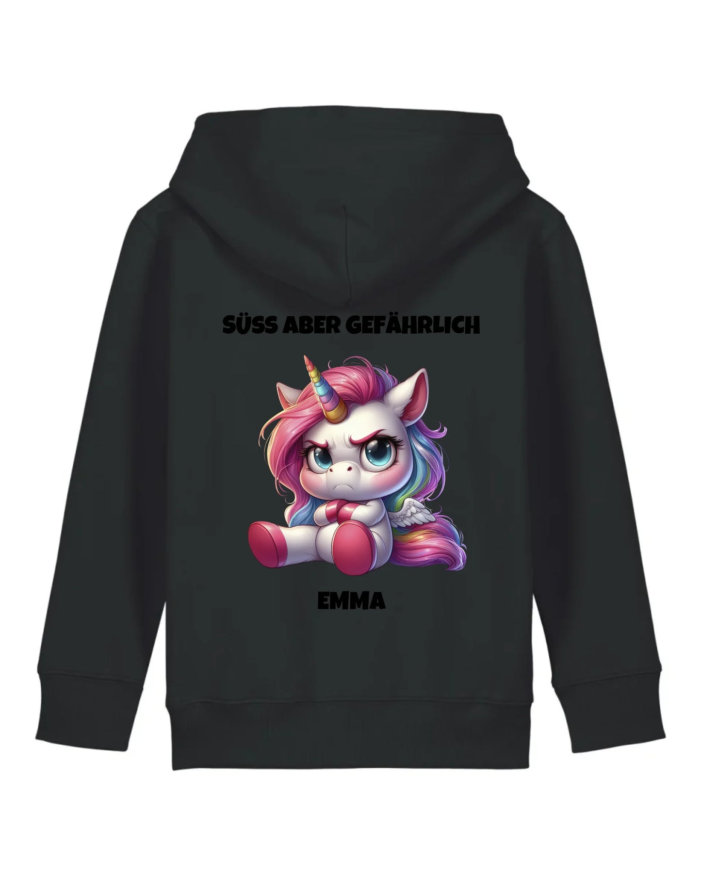 Süß aber gefährlich - Organic Kid's Hoodie (personalisierbar) Mini Cruiser Hoodie ST ST Black