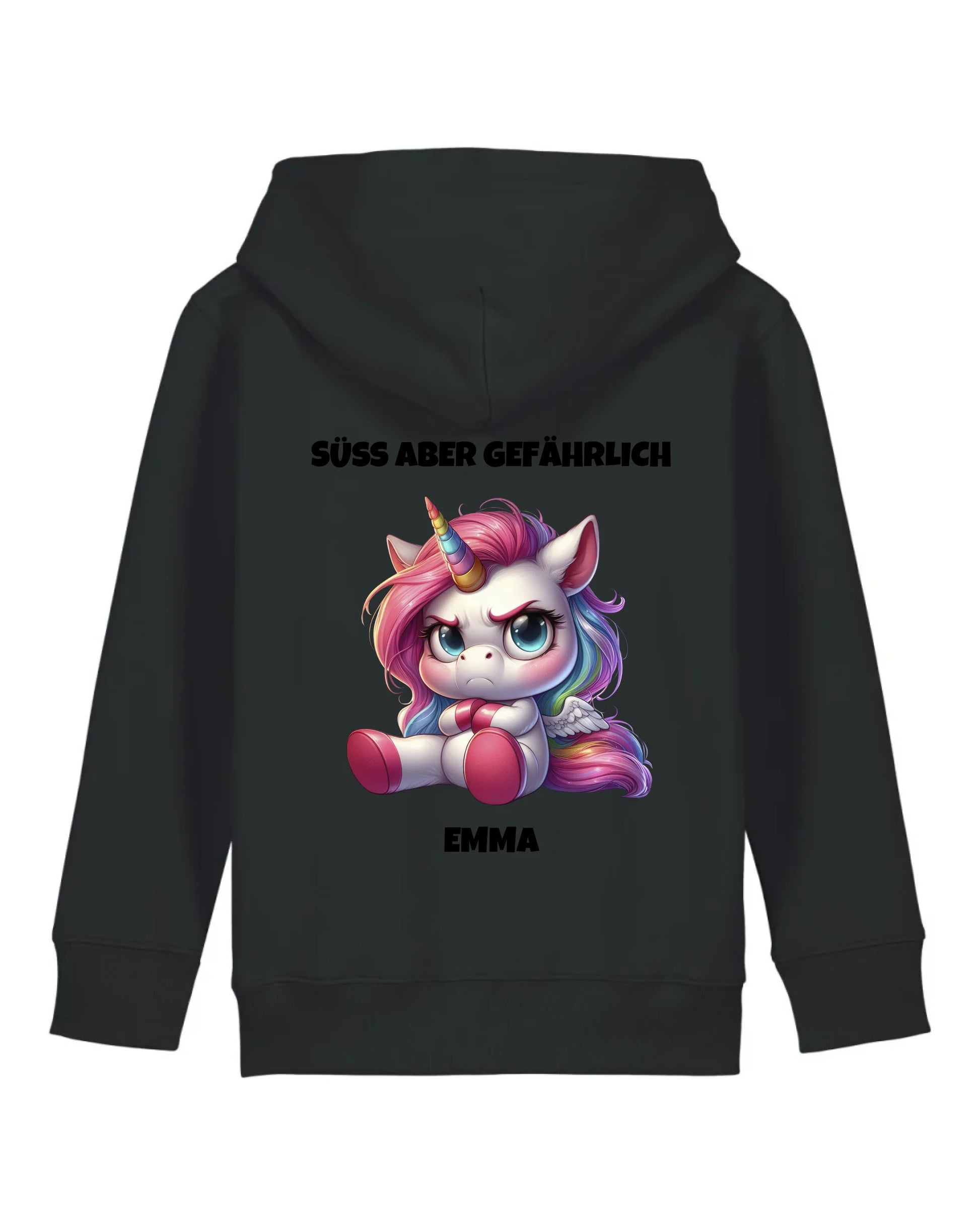 Süß aber gefährlich - Organic Kid's Hoodie (personalisierbar) Mini Cruiser Hoodie ST ST Black