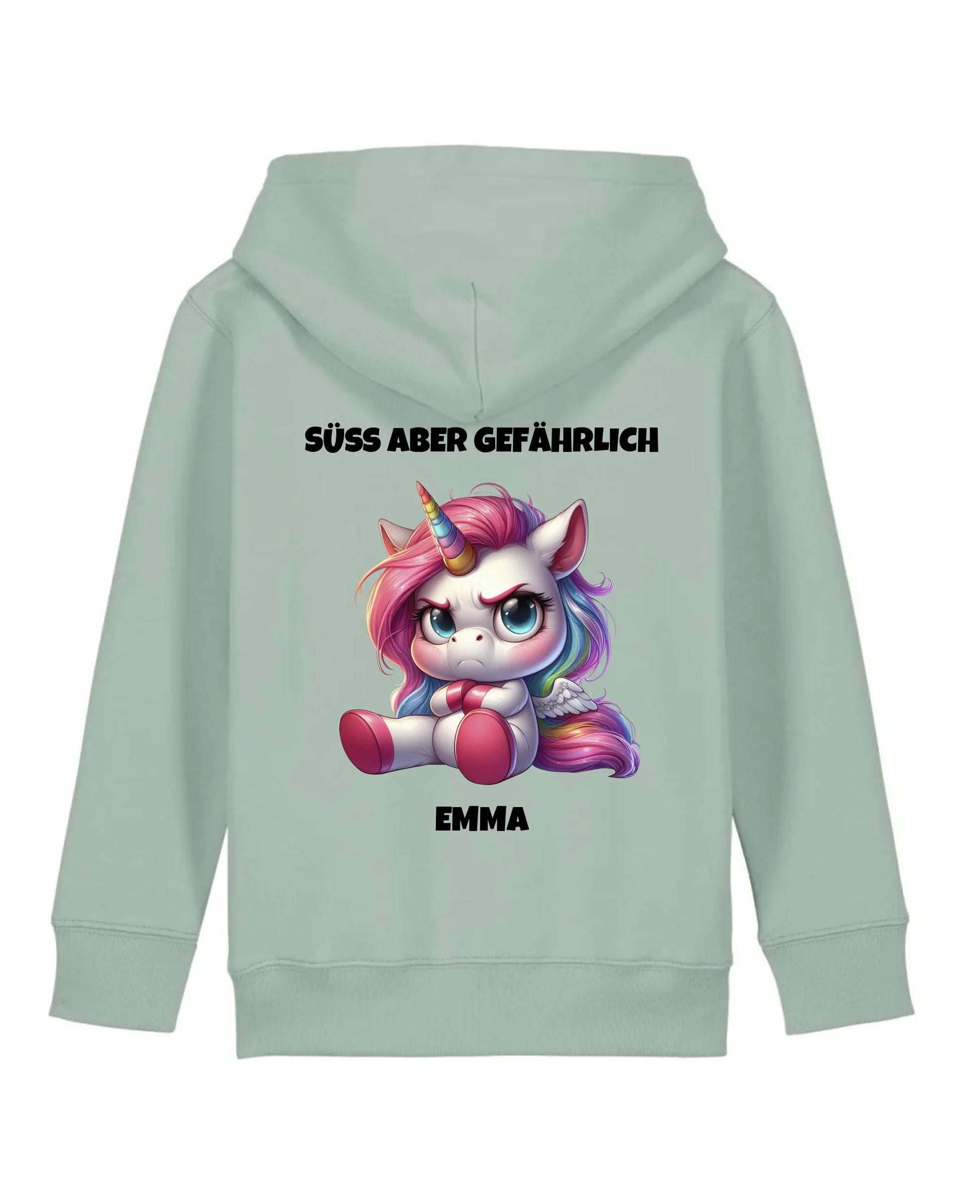 Süß aber gefährlich - Organic Kid's Hoodie (personalisierbar) Mini Cruiser Hoodie ST ST Aloe