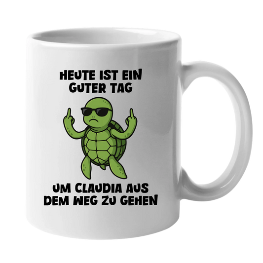 Ein guter Tag - Tasse (personalisierbar) Standard Mug White STD