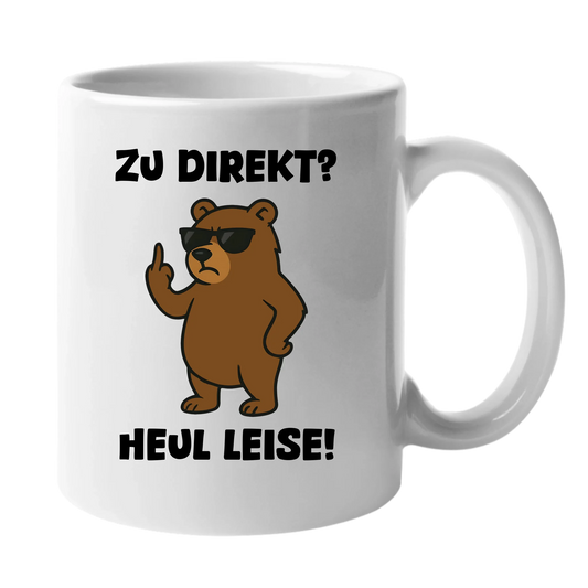 Heul leise - Tasse (personalisierbar) Standard Mug White STD
