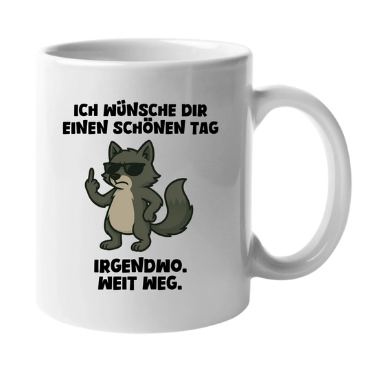 Einen schönen Tag - Tasse (personalisierbar) Standard Mug White STD