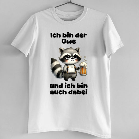 Ich bin auch dabei - Organic Men's Shirt (personalisierbar)