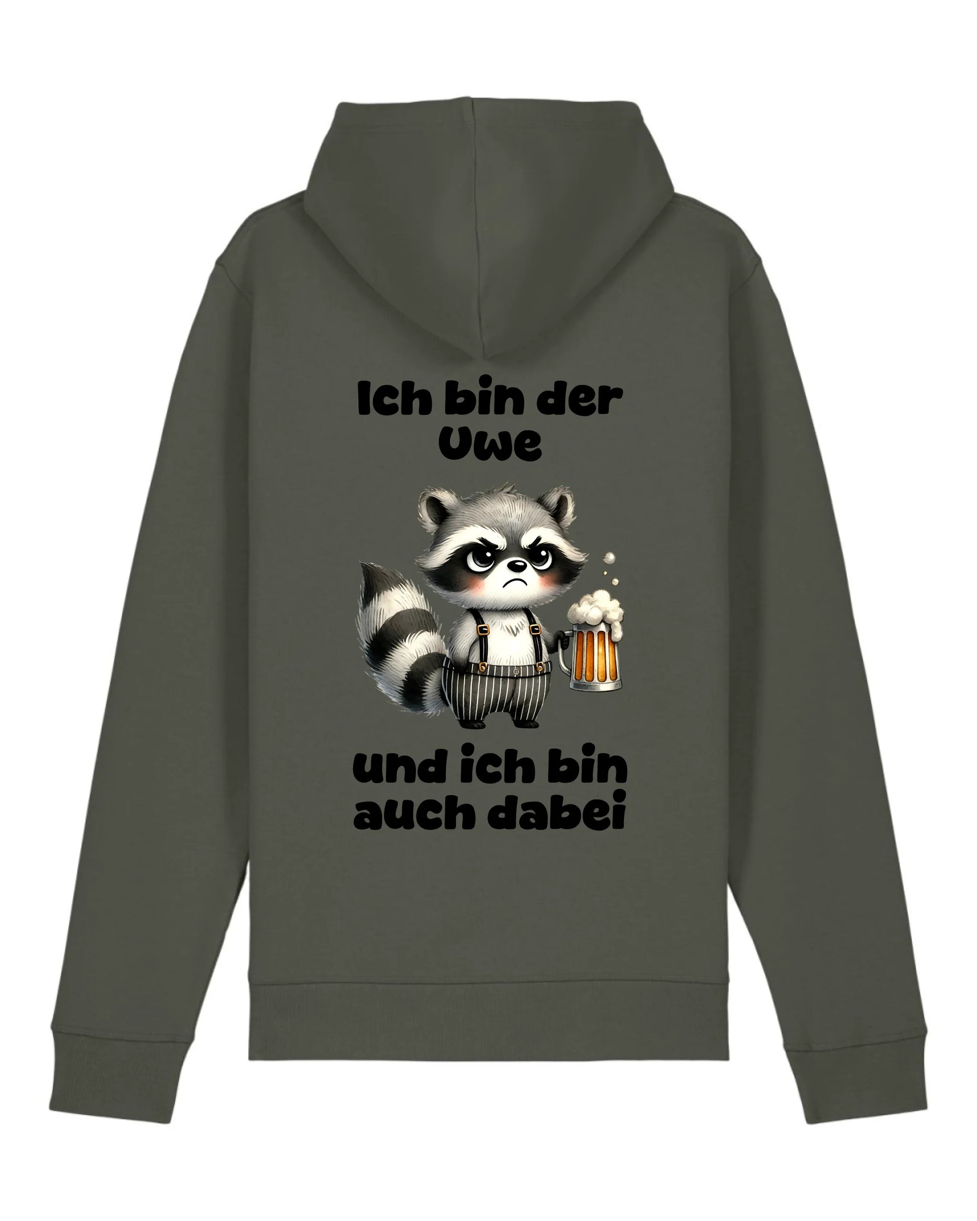 Ich bin auch dabei - Organic Unisex Hoodie (personalisierbar) Drummer 2.0 Hoodie ST ST Khaki