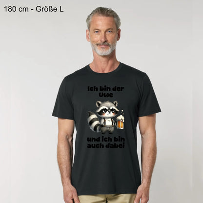 Ich bin auch dabei - Organic Men's Shirt (personalisierbar)