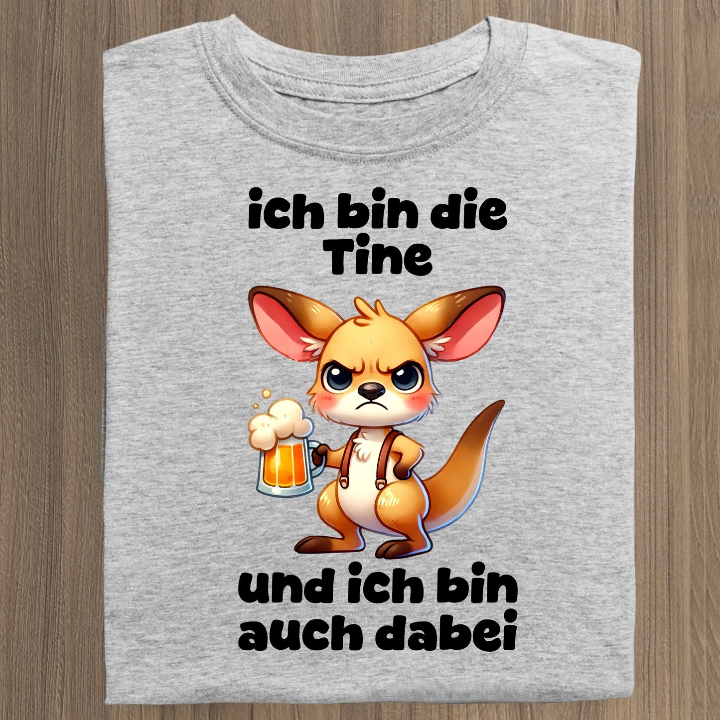Ich bin auch dabei - Organic Women's Shirt (personalisierbar) Serena T-Shirt ST ST Heather-Grey