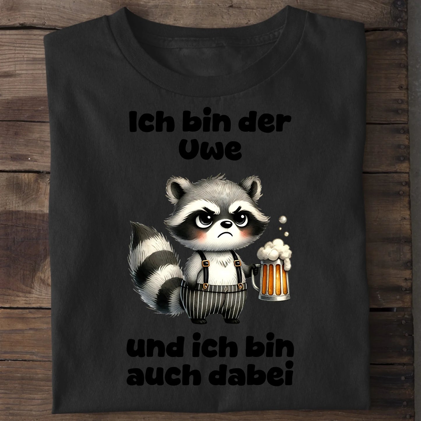 Ich bin auch dabei - Organic Men's Shirt (personalisierbar) Crafter T-Shirt ST ST Black
