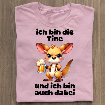 Ich bin auch dabei - Organic Women's Shirt (personalisierbar) Serena T-Shirt ST ST Cotton-Pink