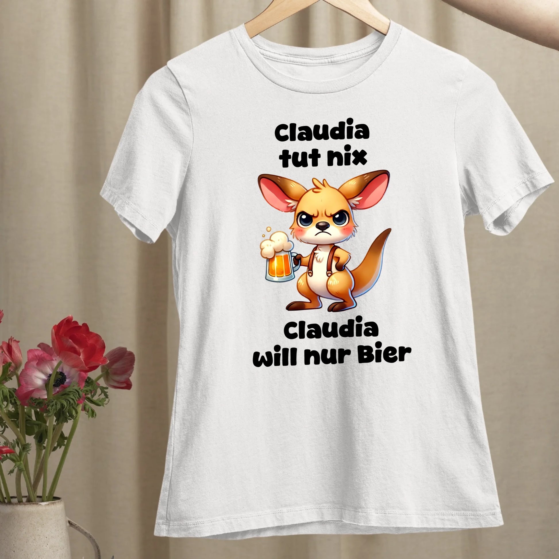 Die tut nix - Organic Women's Shirt (personalisierbar)