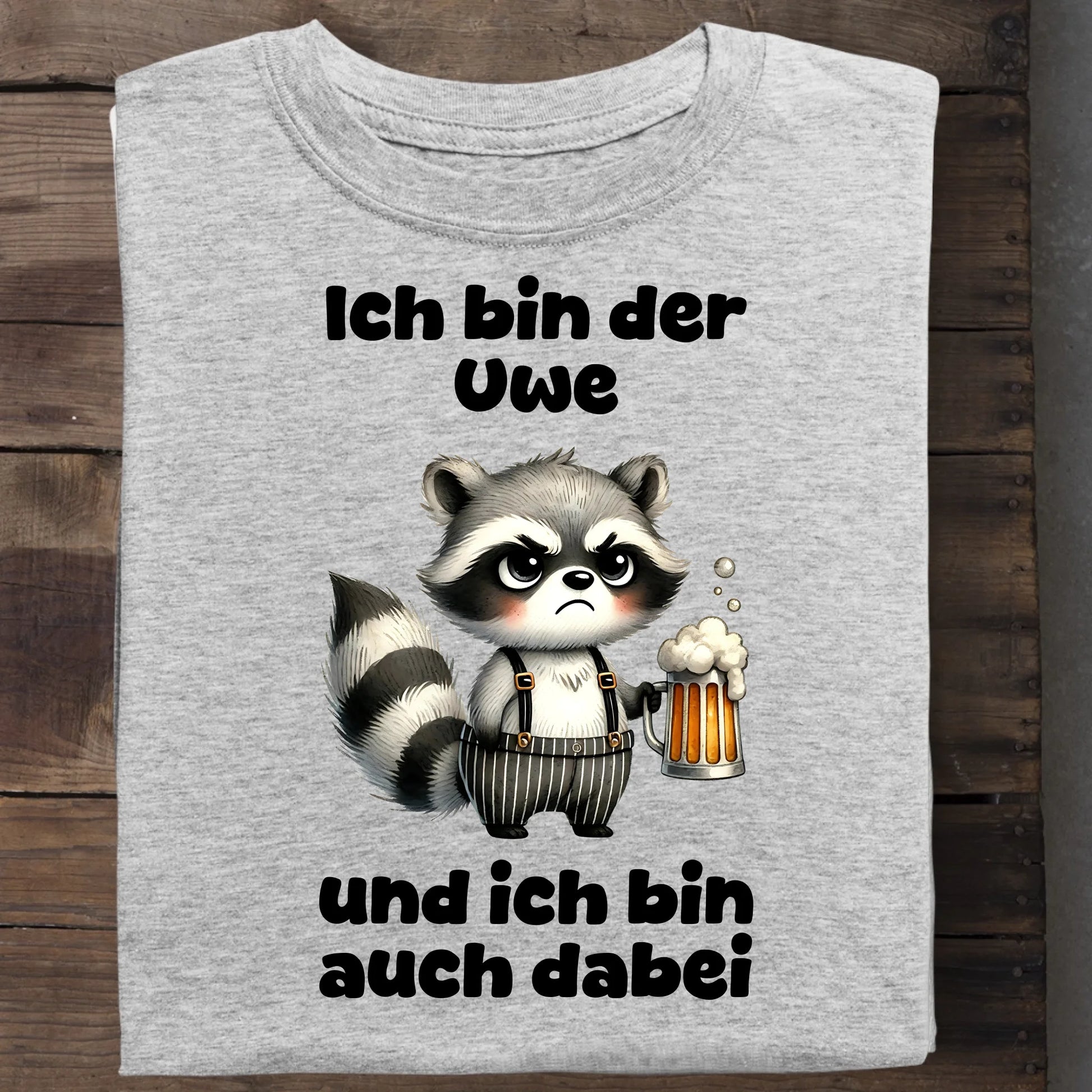 Ich bin auch dabei - Organic Men's Shirt (personalisierbar) Crafter T-Shirt ST ST Heather-Grey