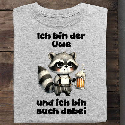 Ich bin auch dabei - Organic Men's Shirt (personalisierbar) Crafter T-Shirt ST ST Heather-Grey