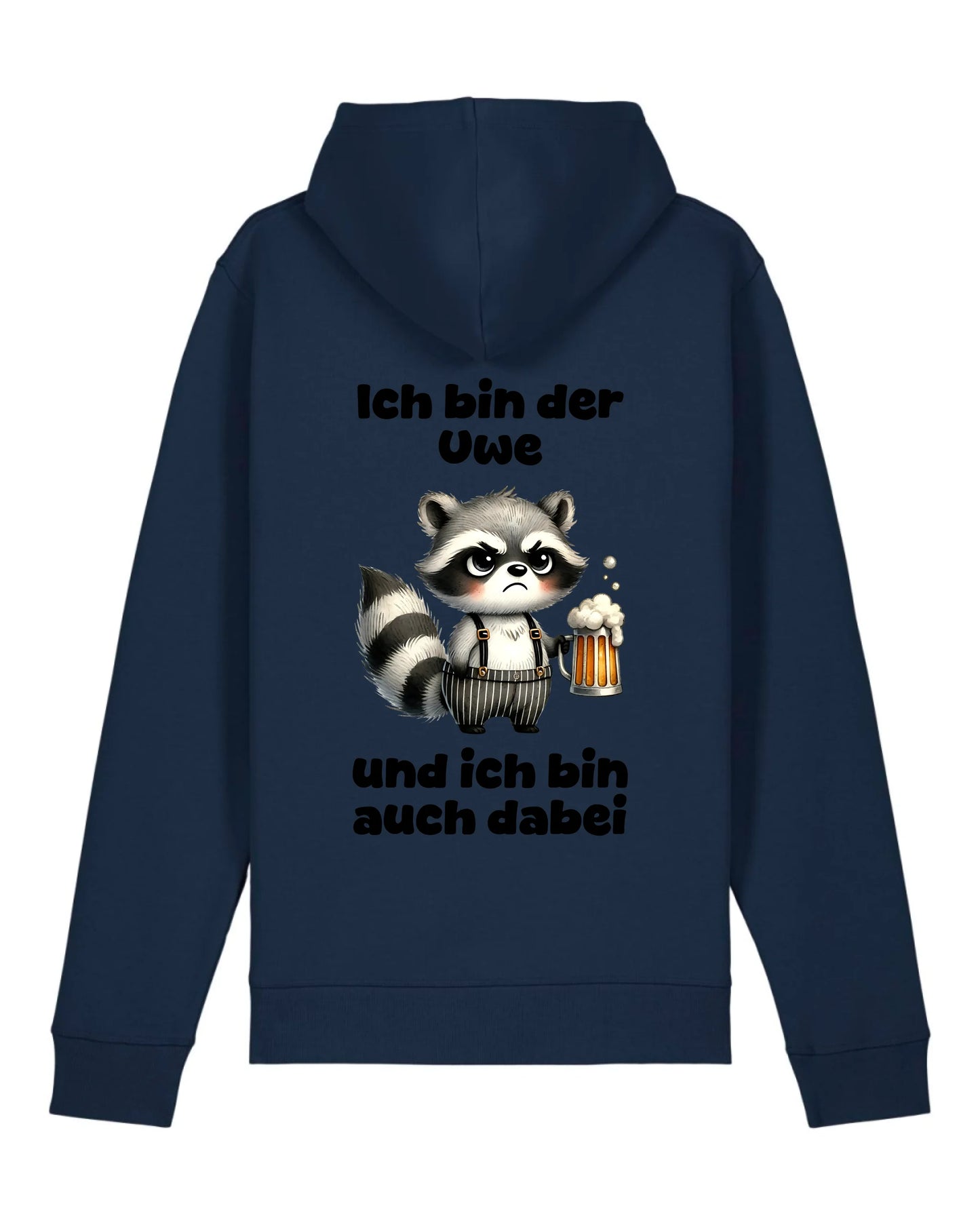 Ich bin auch dabei - Organic Unisex Hoodie (personalisierbar) Drummer 2.0 Hoodie ST ST French-Navy