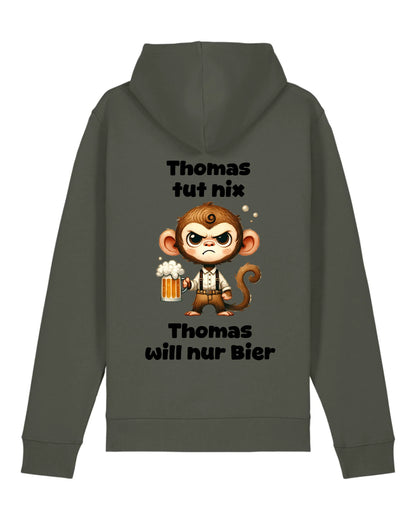 Der tut nix - Organic Unisex Hoodie (personalisierbar) Drummer 2.0 Hoodie ST ST Khaki