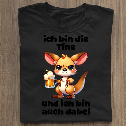 Ich bin auch dabei - Organic Women's Shirt (personalisierbar) Serena T-Shirt ST ST Black