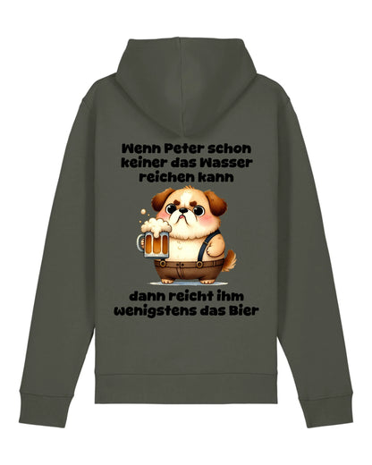 Das Wasser reichen - Organic Unisex Hoodie (personalisierbar) Drummer 2.0 Hoodie ST ST Khaki
