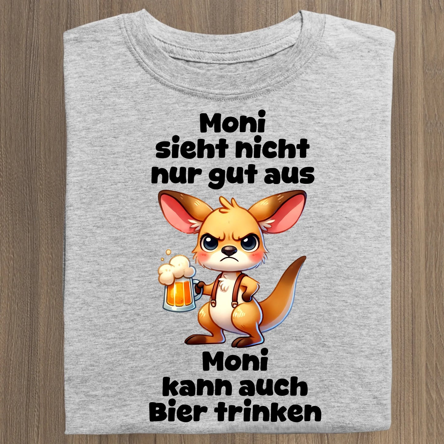 Ich sehe nicht nur gut aus - Organic Women's Shirt (personalisierbar) Serena T-Shirt ST ST Heather-Grey