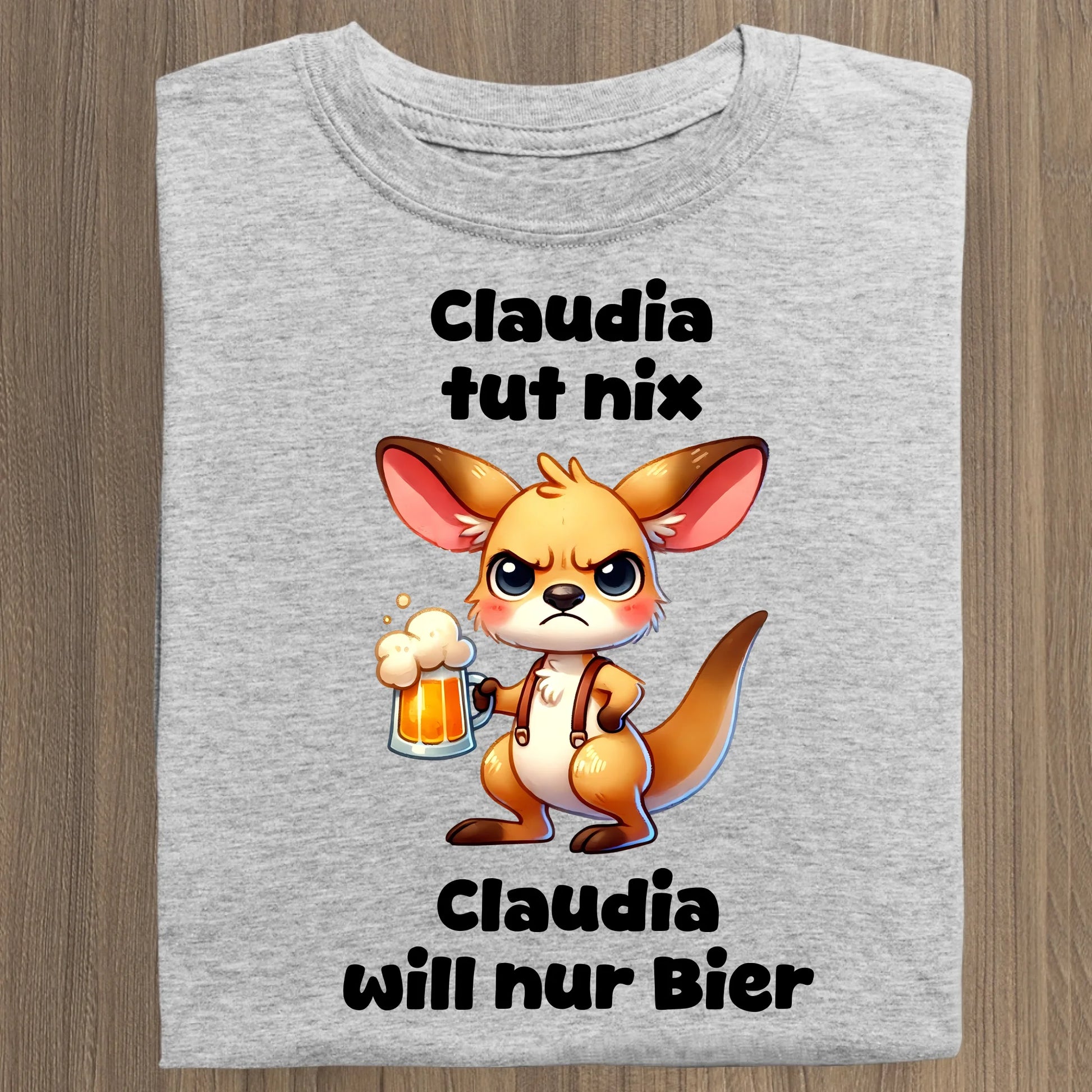 Die tut nix - Organic Women's Shirt (personalisierbar) Serena T-Shirt ST ST Heather-Grey