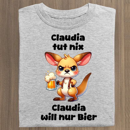 Die tut nix - Organic Women's Shirt (personalisierbar) Serena T-Shirt ST ST Heather-Grey