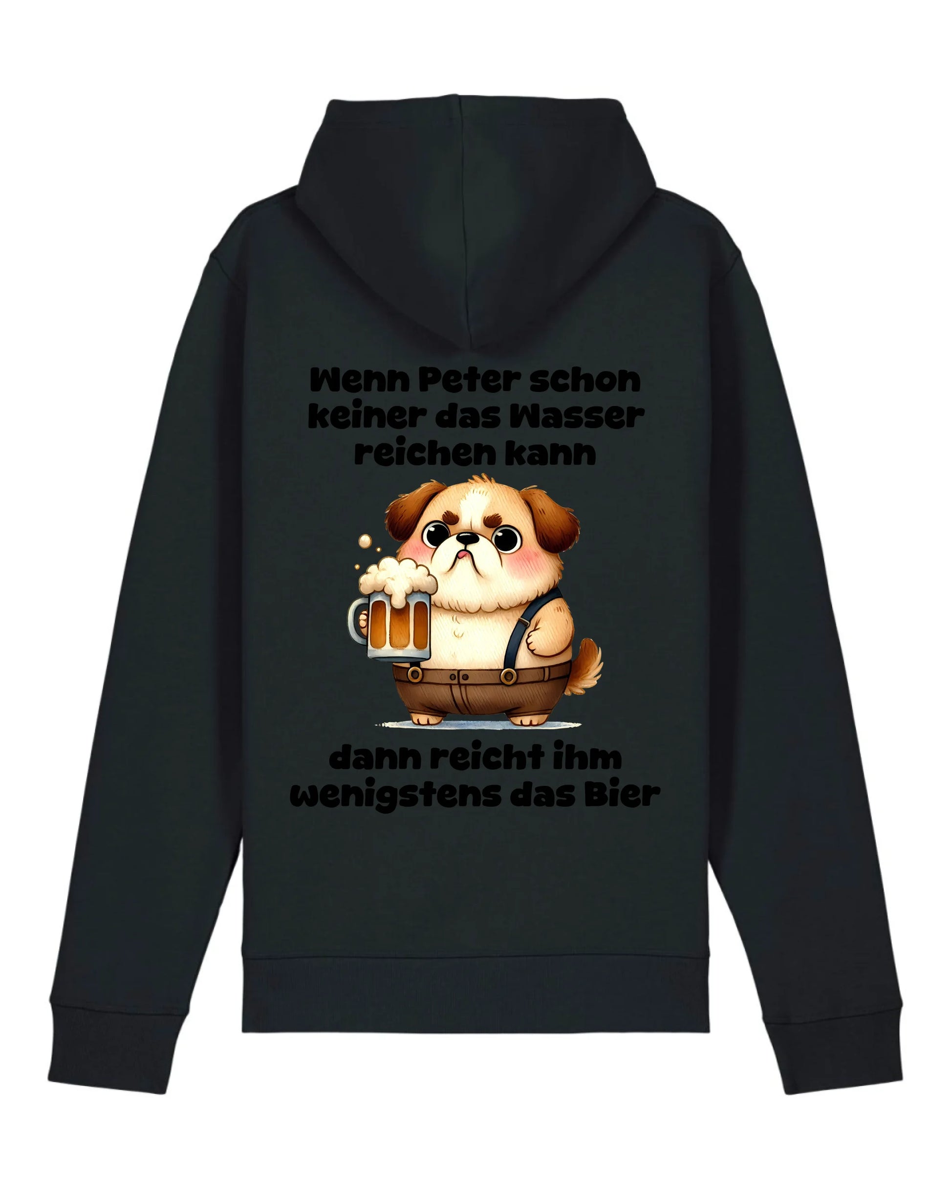 Das Wasser reichen - Organic Unisex Hoodie (personalisierbar) Drummer 2.0 Hoodie ST ST Black