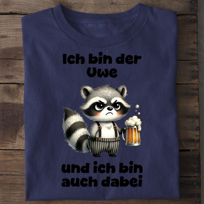 Ich bin auch dabei - Organic Men's Shirt (personalisierbar) Crafter T-Shirt ST ST French-Navy