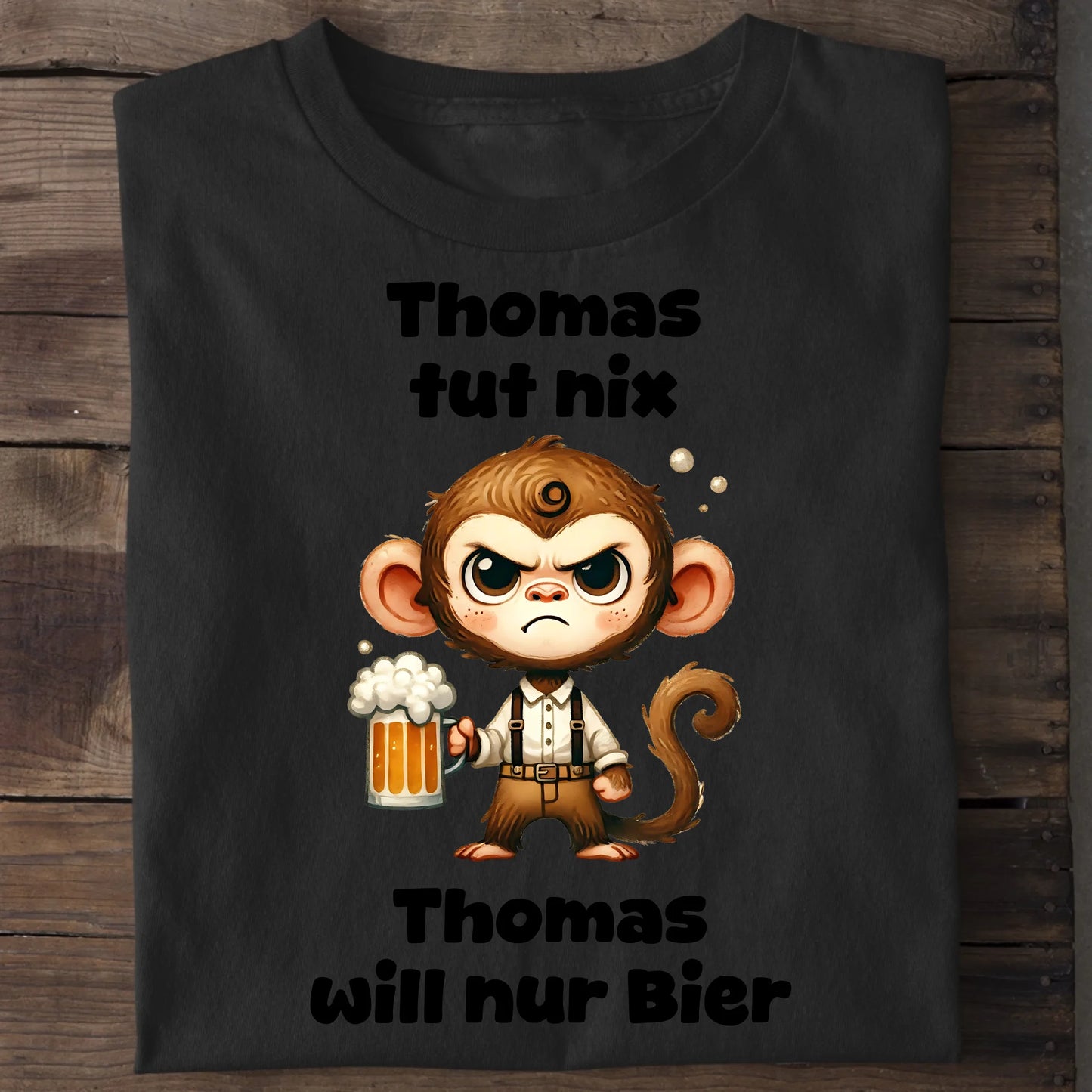 Der tut nix - Organic Men's Shirt (personalisierbar) Crafter T-Shirt ST ST Black