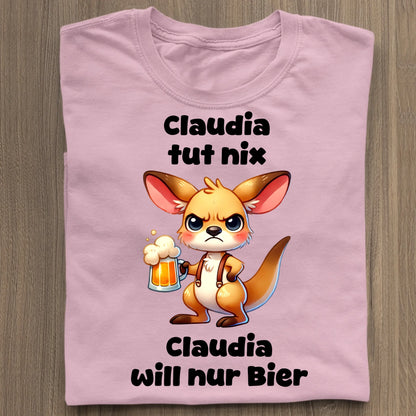 Die tut nix - Organic Women's Shirt (personalisierbar) Serena T-Shirt ST ST Cotton-Pink