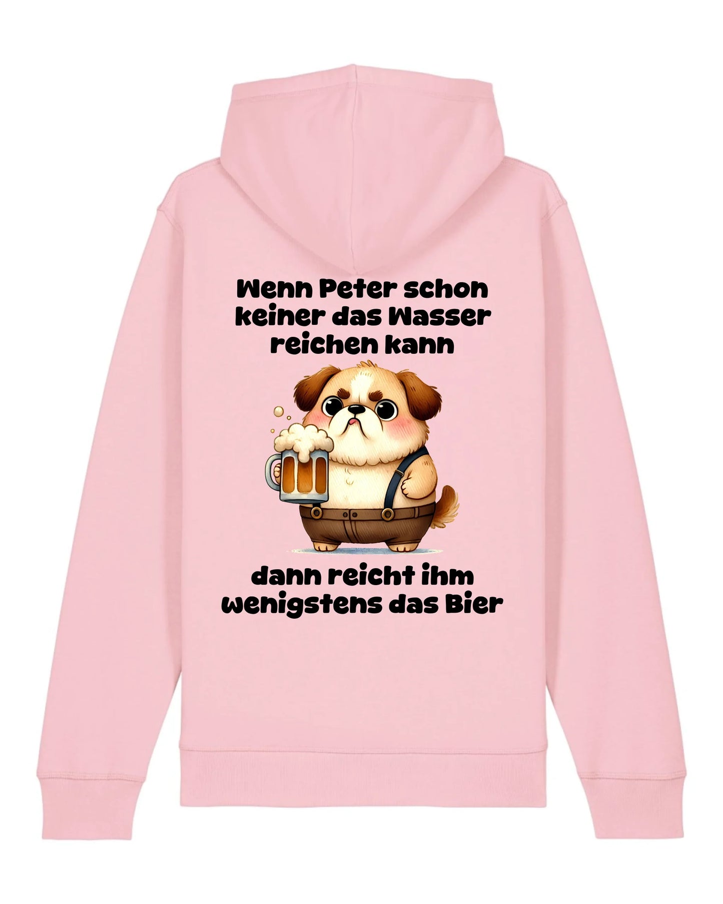 Das Wasser reichen - Organic Unisex Hoodie (personalisierbar) Drummer 2.0 Hoodie ST ST Cotton-Pink