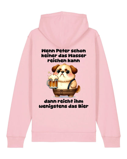 Das Wasser reichen - Organic Unisex Hoodie (personalisierbar) Drummer 2.0 Hoodie ST ST Cotton-Pink