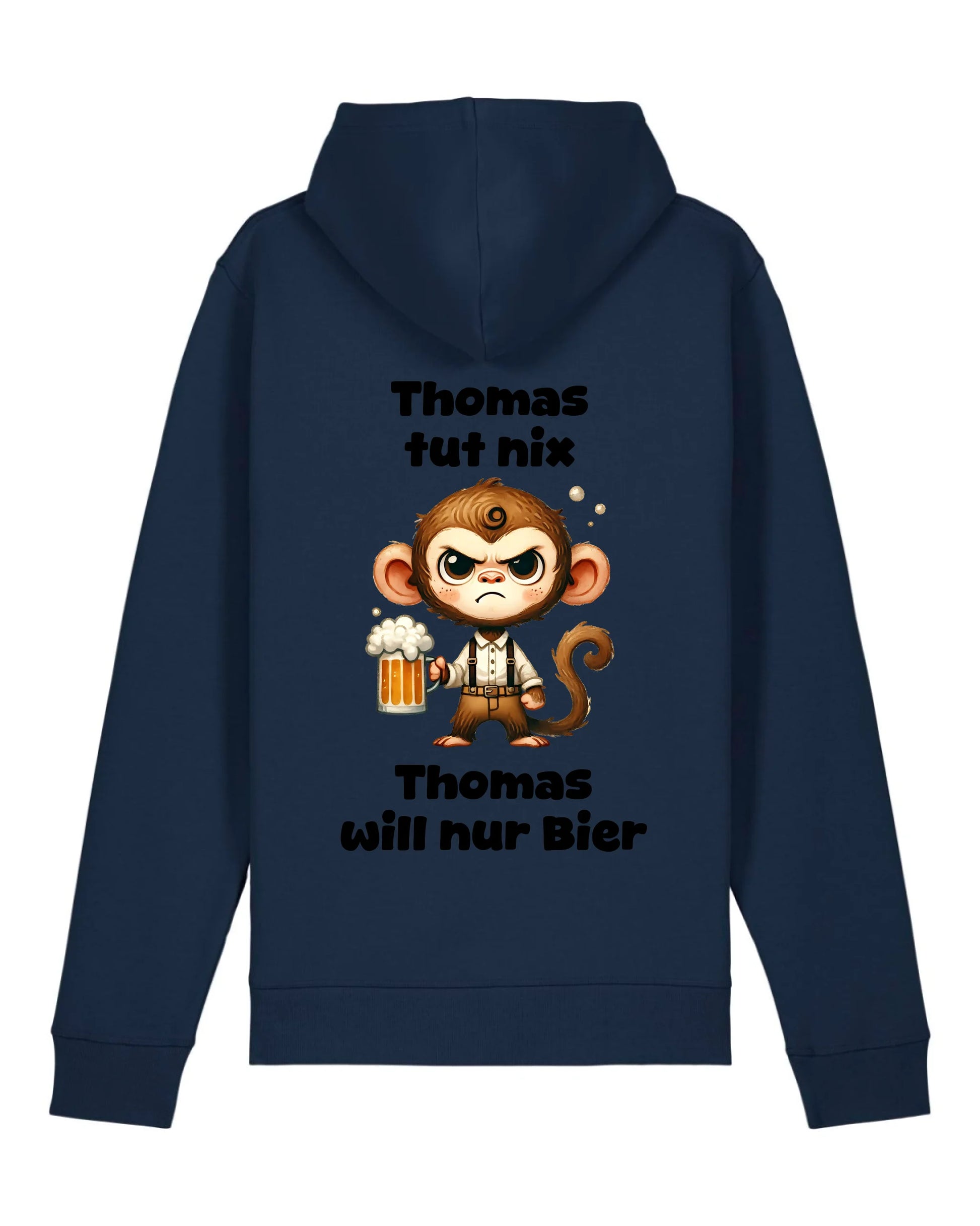 Der tut nix - Organic Unisex Hoodie (personalisierbar) Drummer 2.0 Hoodie ST ST French-Navy