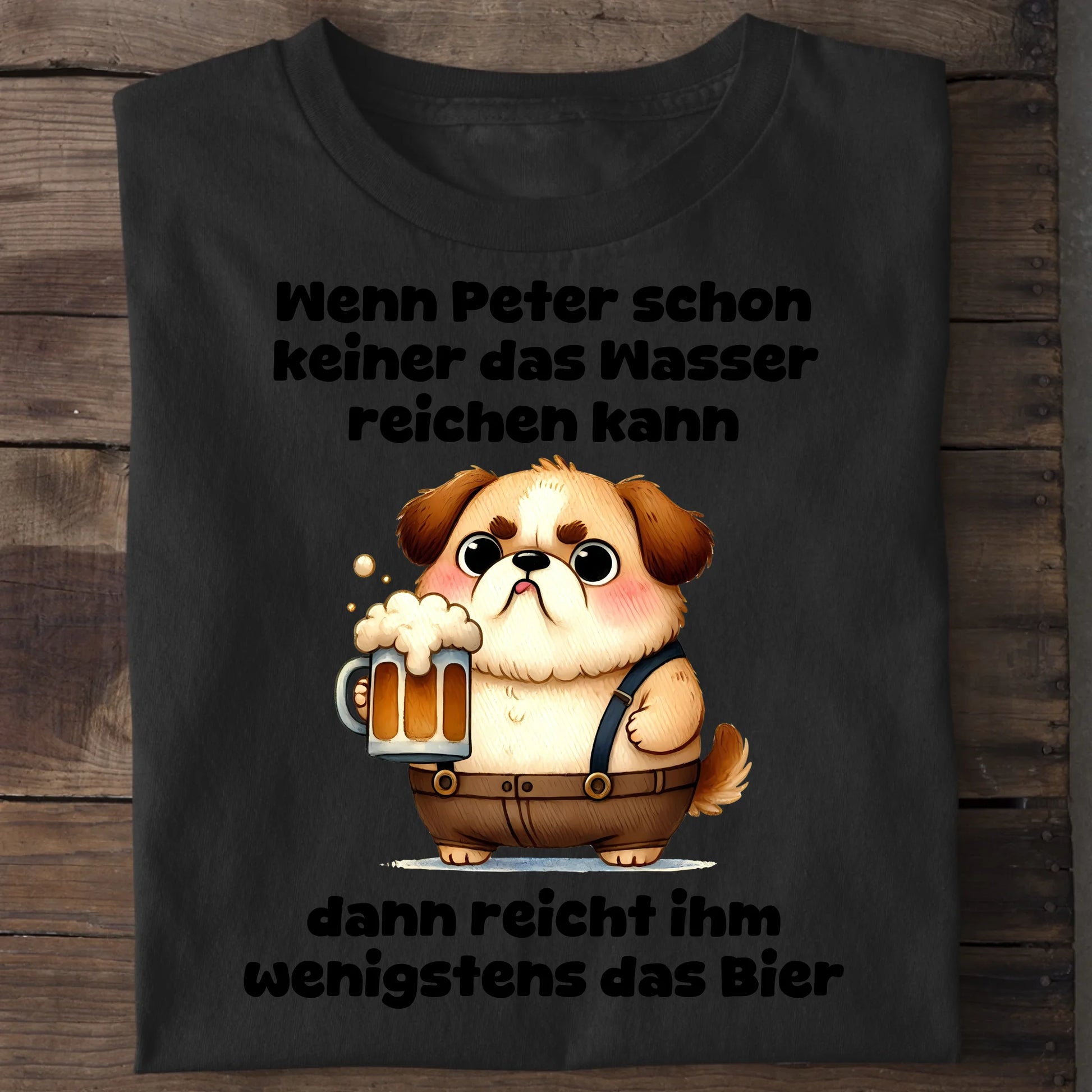 Das Wasser reichen - Organic Men's Shirt (personalisierbar) Crafter T-Shirt ST ST Black