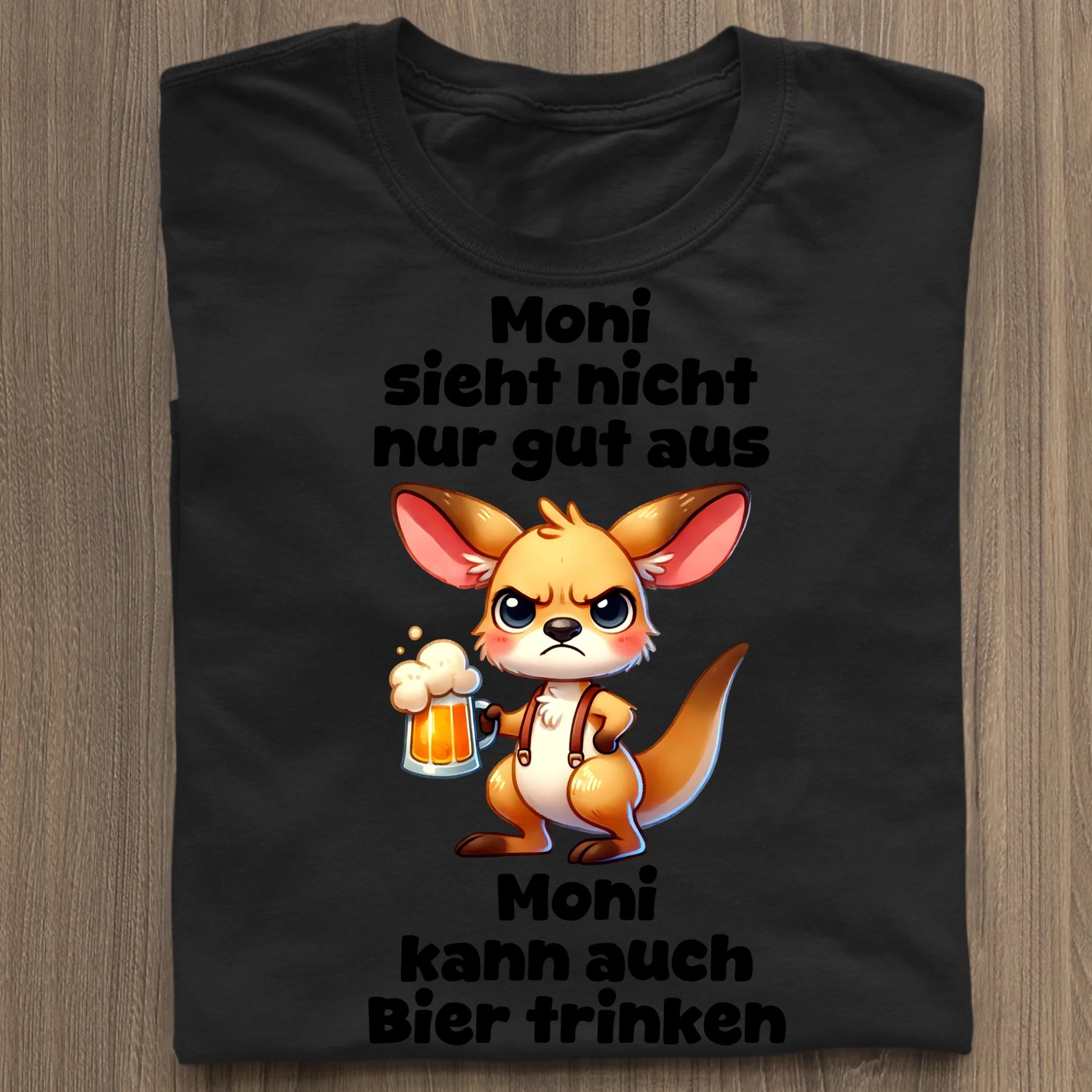 Ich sehe nicht nur gut aus - Organic Women's Shirt (personalisierbar) Serena T-Shirt ST ST Black