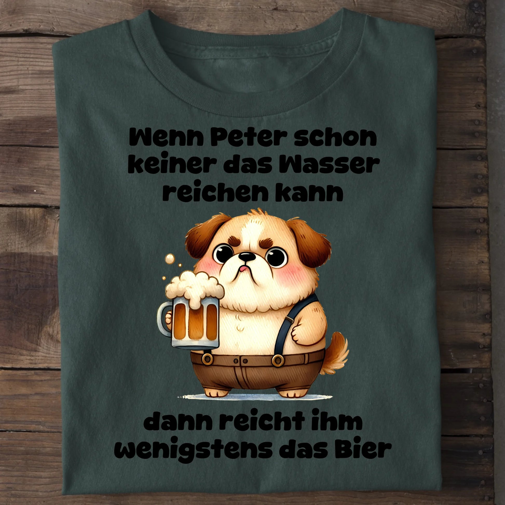 Das Wasser reichen - Organic Men's Shirt (personalisierbar) Crafter T-Shirt ST ST Bottled-Green