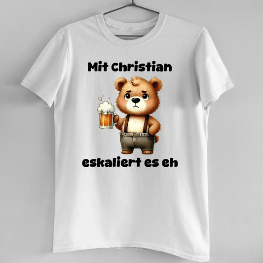 Es eskaliert - Organic Men's Shirt (personalisierbar)