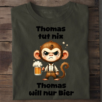 Der tut nix - Organic Men's Shirt (personalisierbar) Crafter T-Shirt ST ST Khaki
