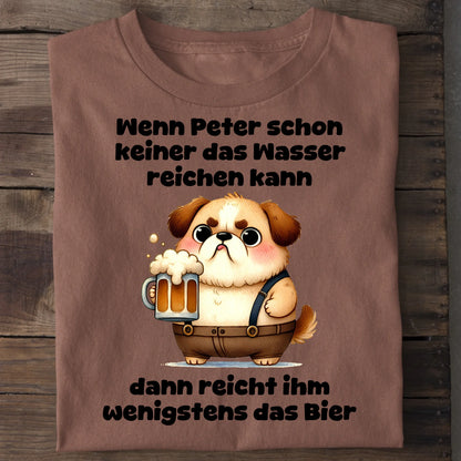 Das Wasser reichen - Organic Men's Shirt (personalisierbar) Crafter T-Shirt ST ST Heritage-Brown