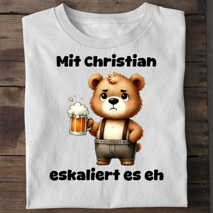 Es eskaliert - Organic Men's Shirt (personalisierbar) Crafter T-Shirt ST ST White