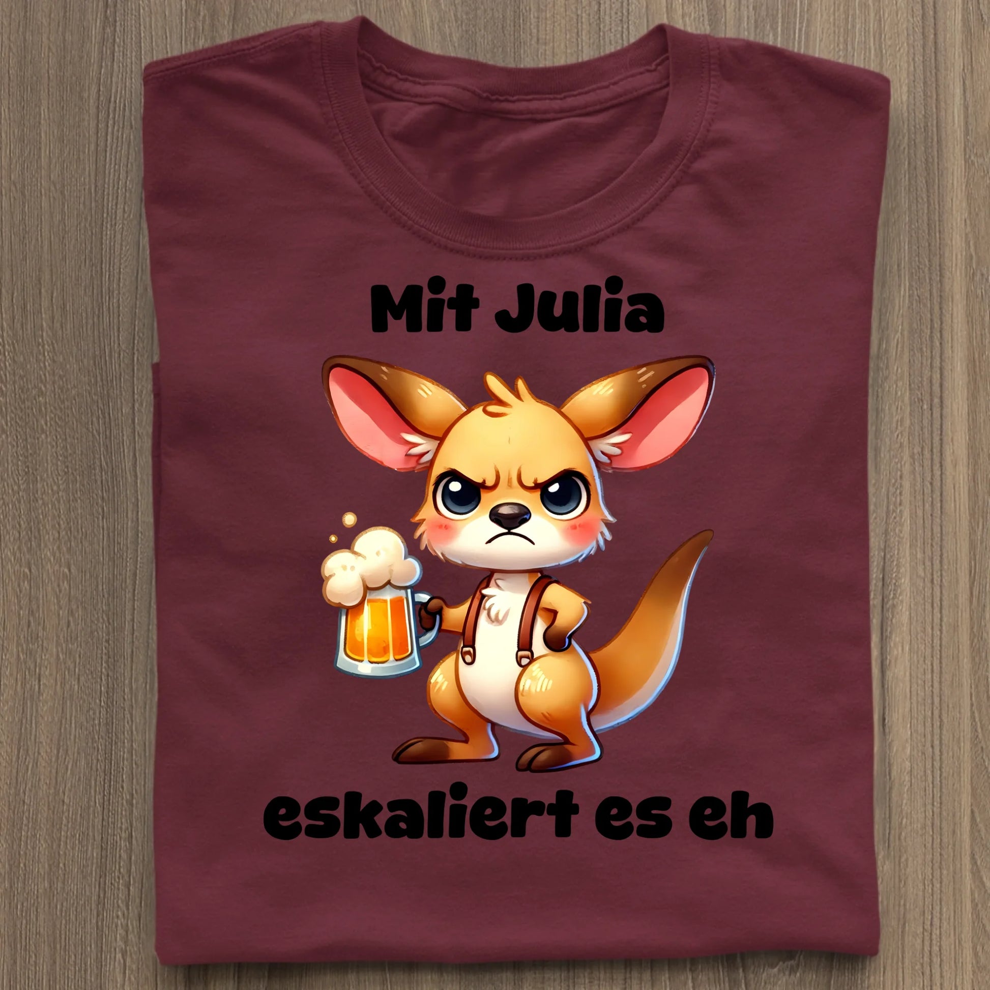 Es eskaliert - Organic Women's Shirt (personalisierbar) Serena T-Shirt ST ST Burgundy